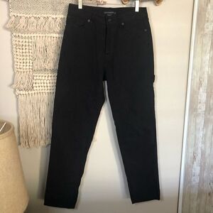 French Connection Black Painters Pants 28